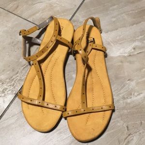 Me Too Mustard Sandals - Size 10